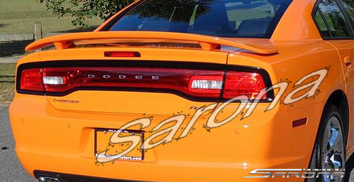 Custom Dodge Charger Trunk Wing  Sedan (2011 - 2014) - $179.00 (Manufacturer Sarona, Part #DG-029-TW)